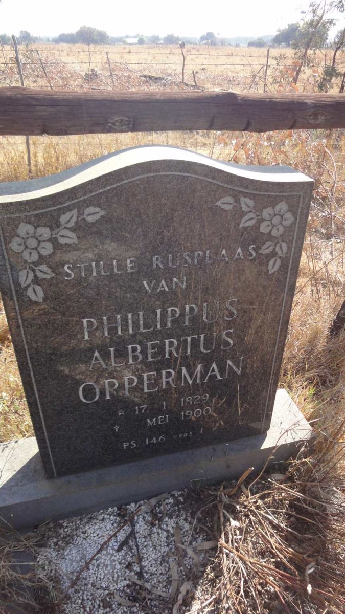 OPPERMAN Philippus Albertus 1829-1900