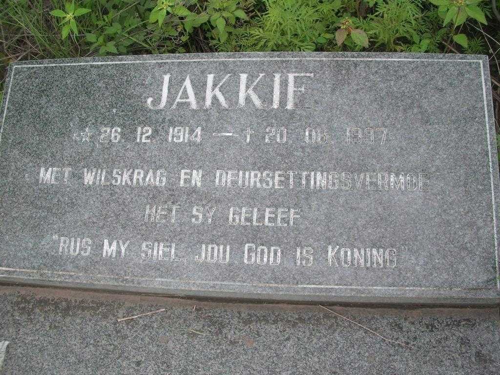 LIEBENBERG Jakkie 1914-1997