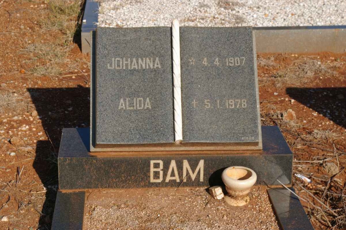 BAM Johanna Alida 1907-1978