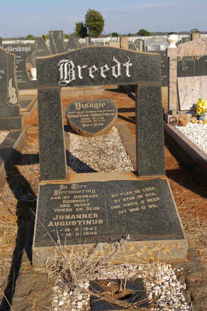 BREEDT Johannes Augustinus 1947-1969