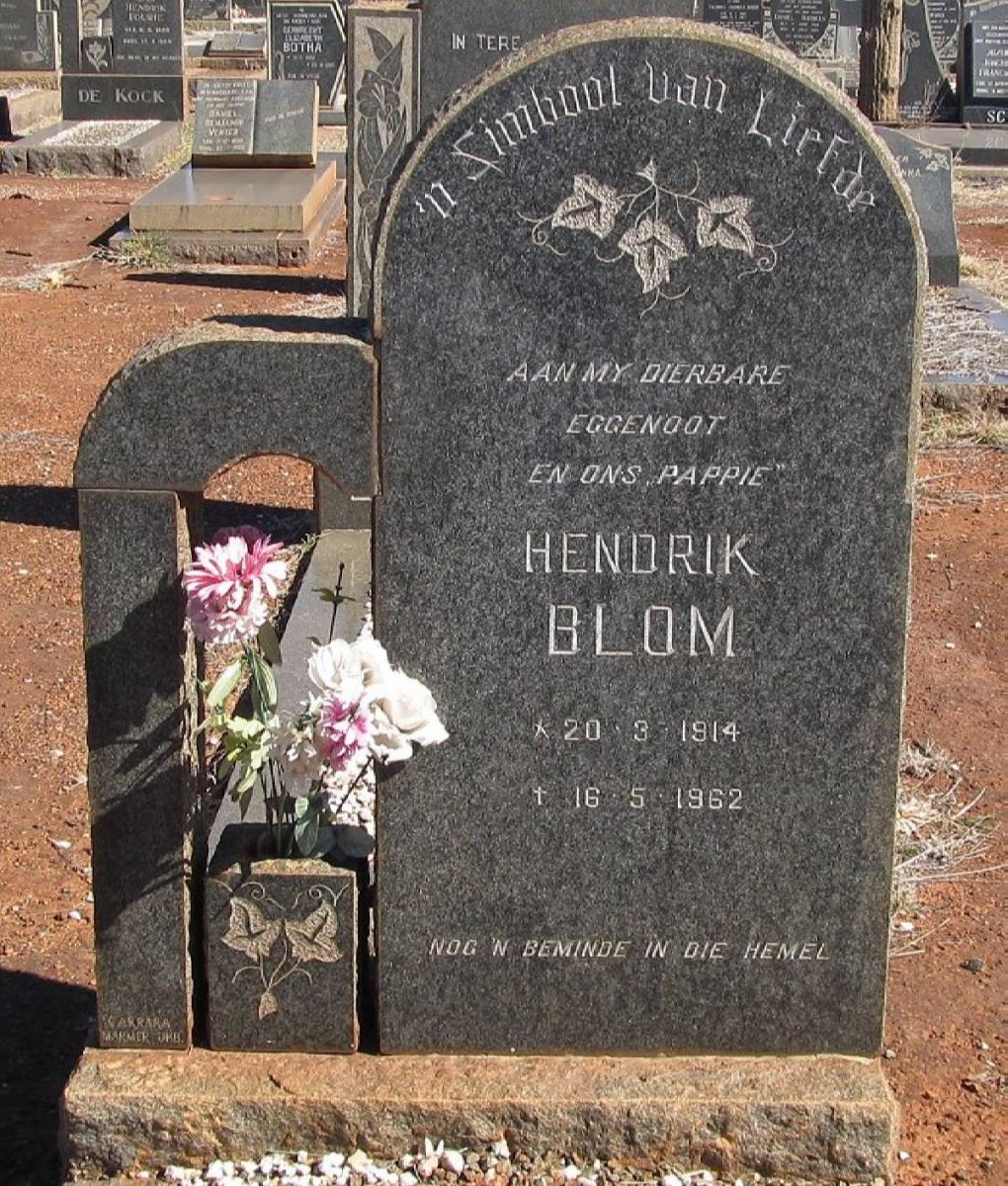 BLOM Hendrik 1914-1962