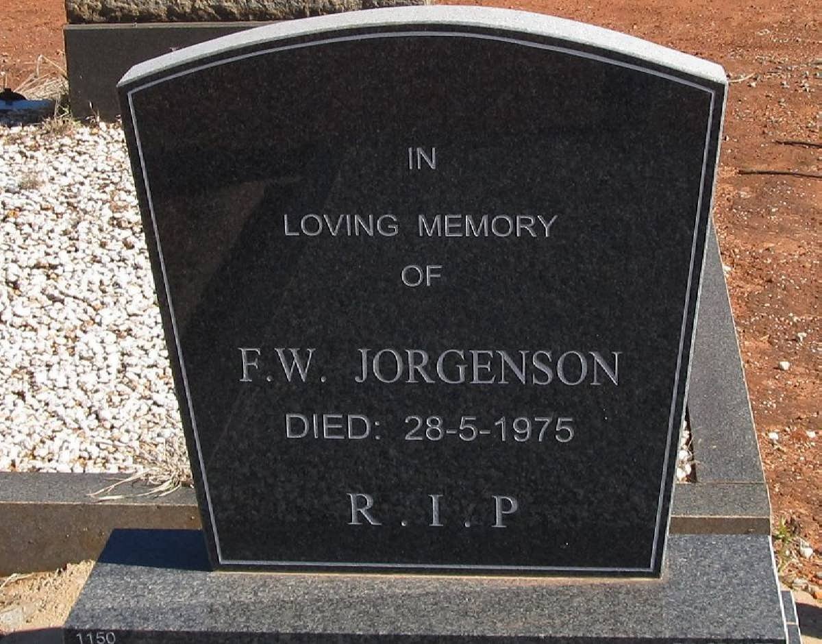 JORGENSON F.W. -1975