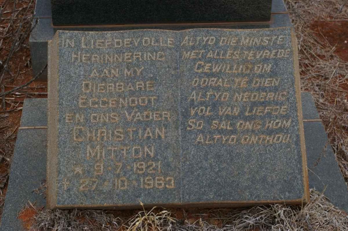 MITTON Christian 1921-1963