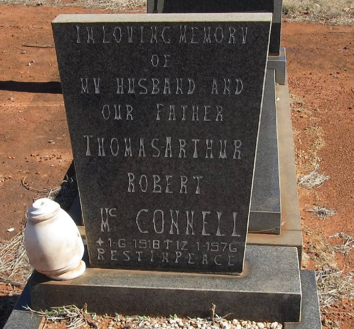 McCONNELL Thomas Arthur Robert 1918-1976
