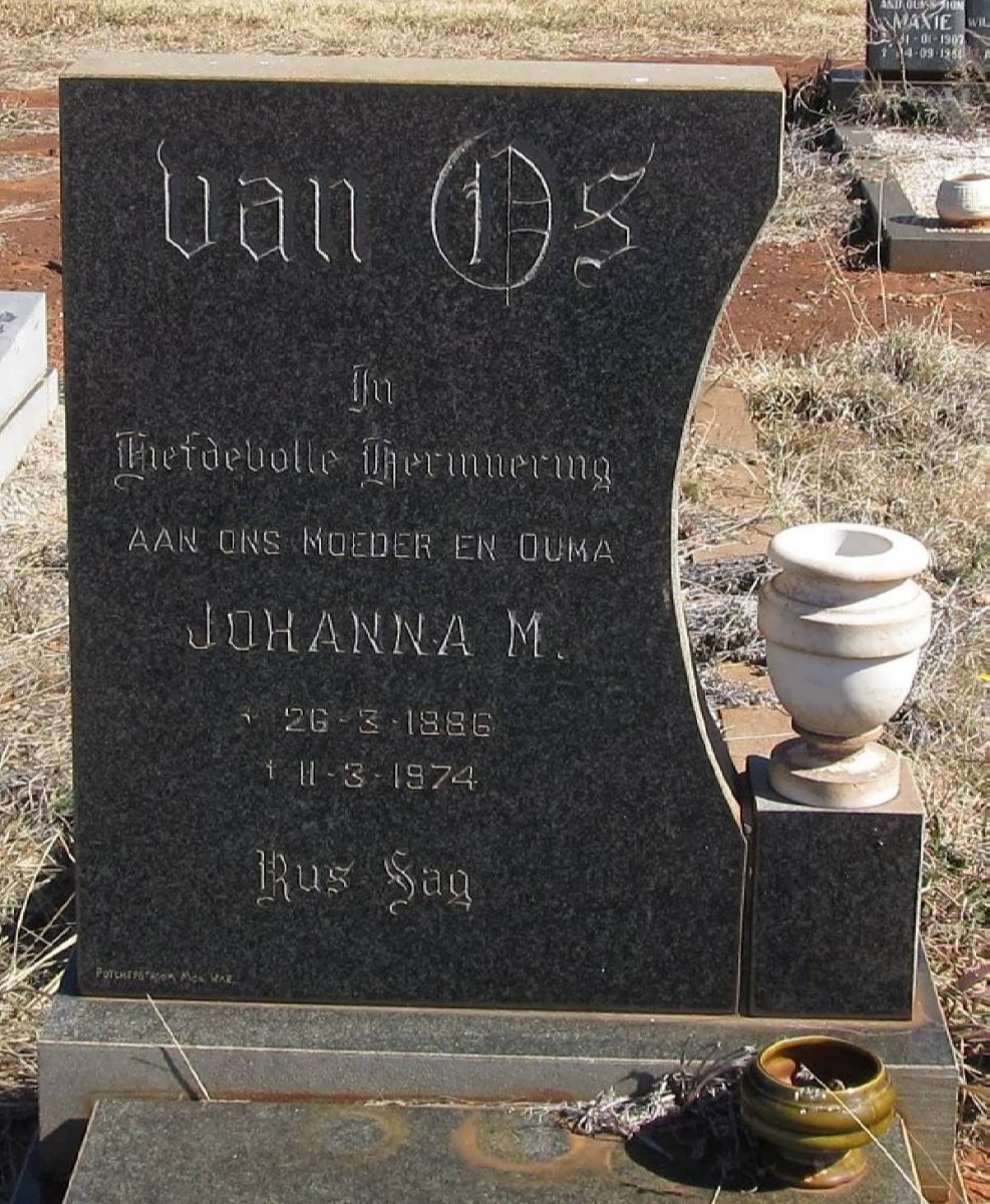 OS Johanna M., van 1886-1974
