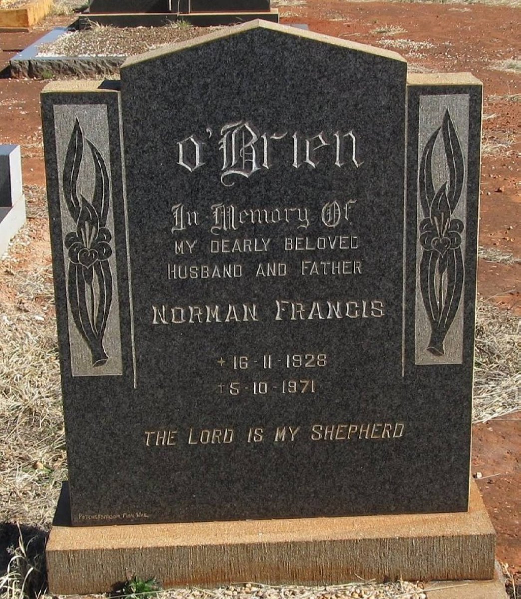 O'BRIEN Norman Francis 1928-1971