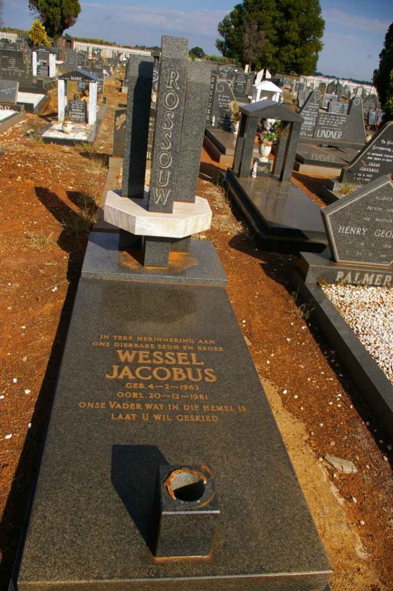 ROSSOUW Wessel Jacobus 1963-1981