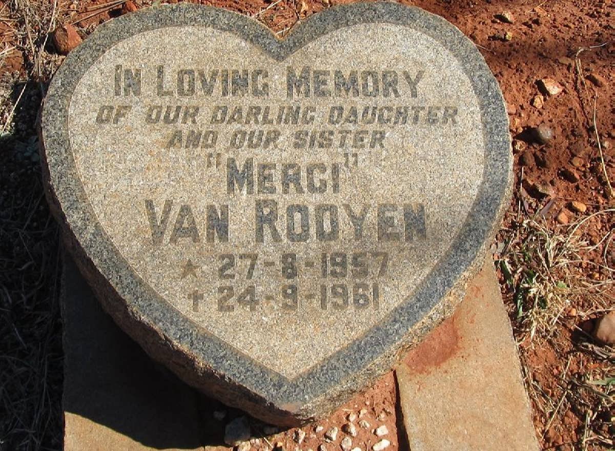 ROOYEN Merci, van 1957-1961