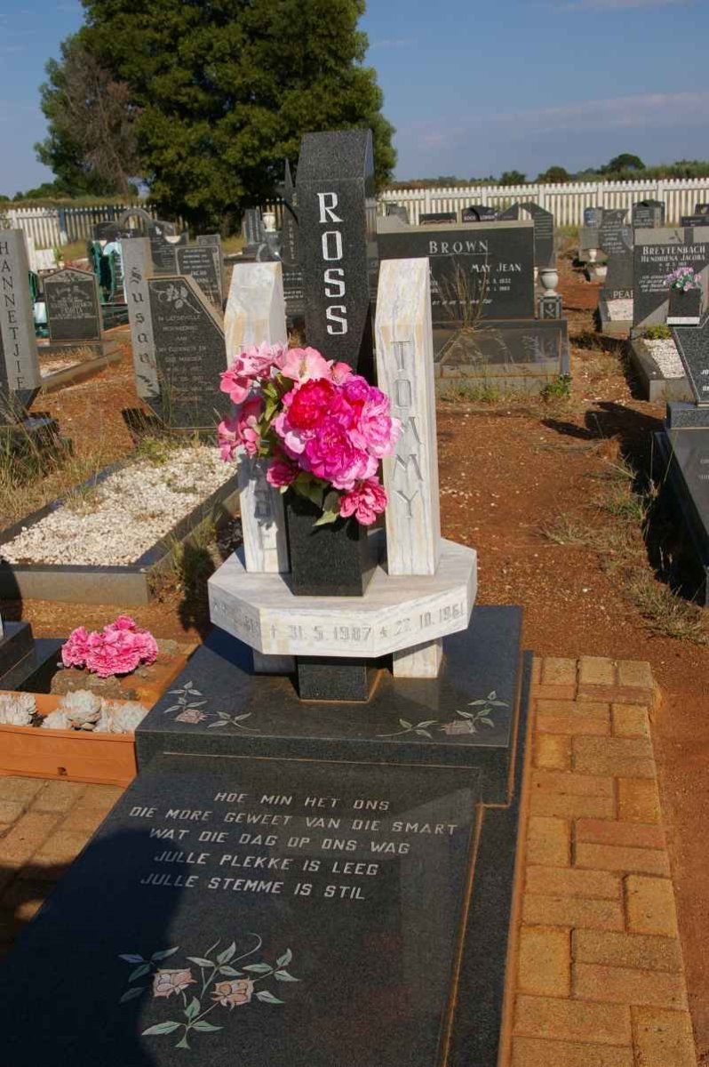 ROSS Tommy 1961-1987 :: ROSS Elsabe 1969-1987