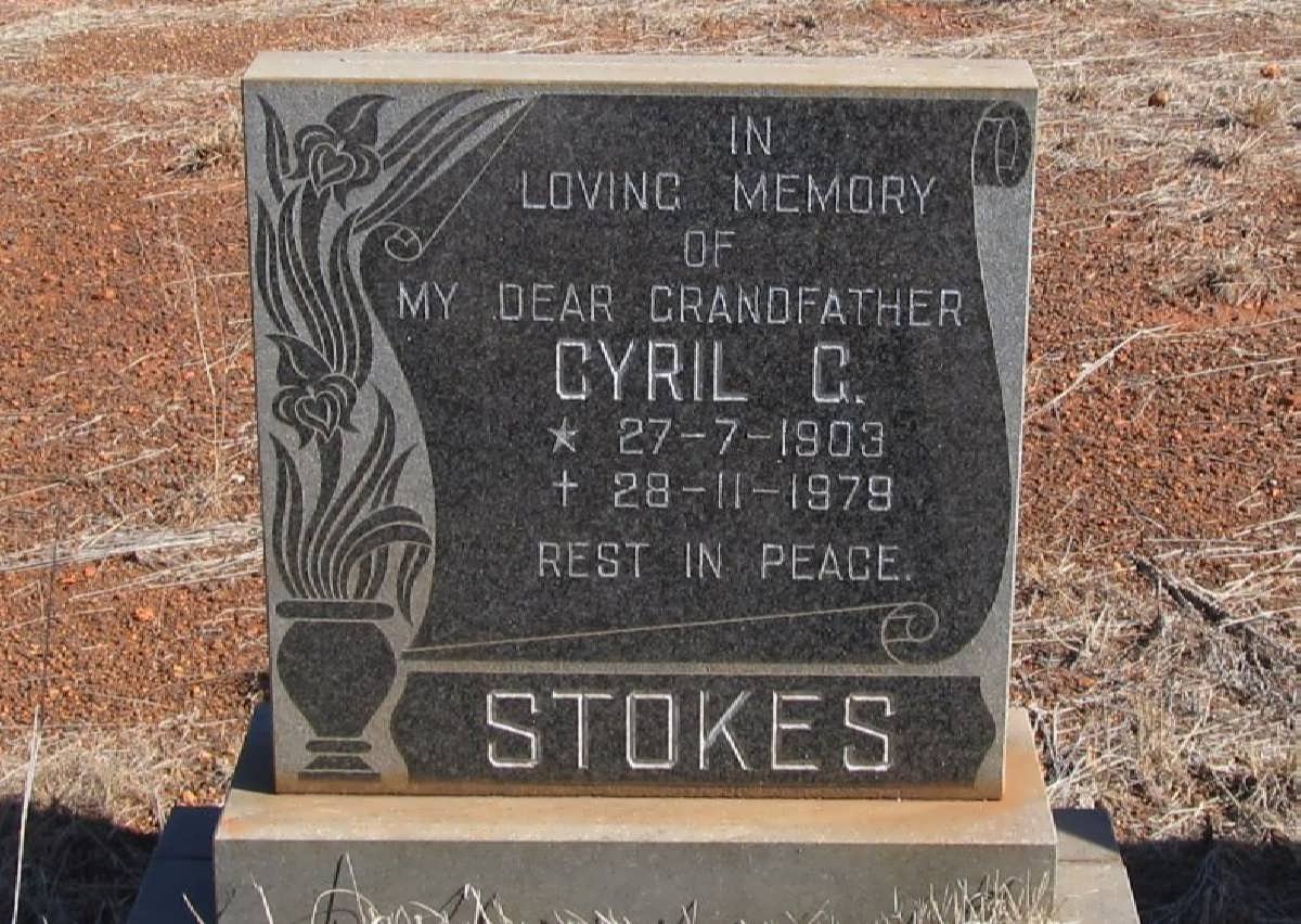 STOKES Cyril C. 1903-1979