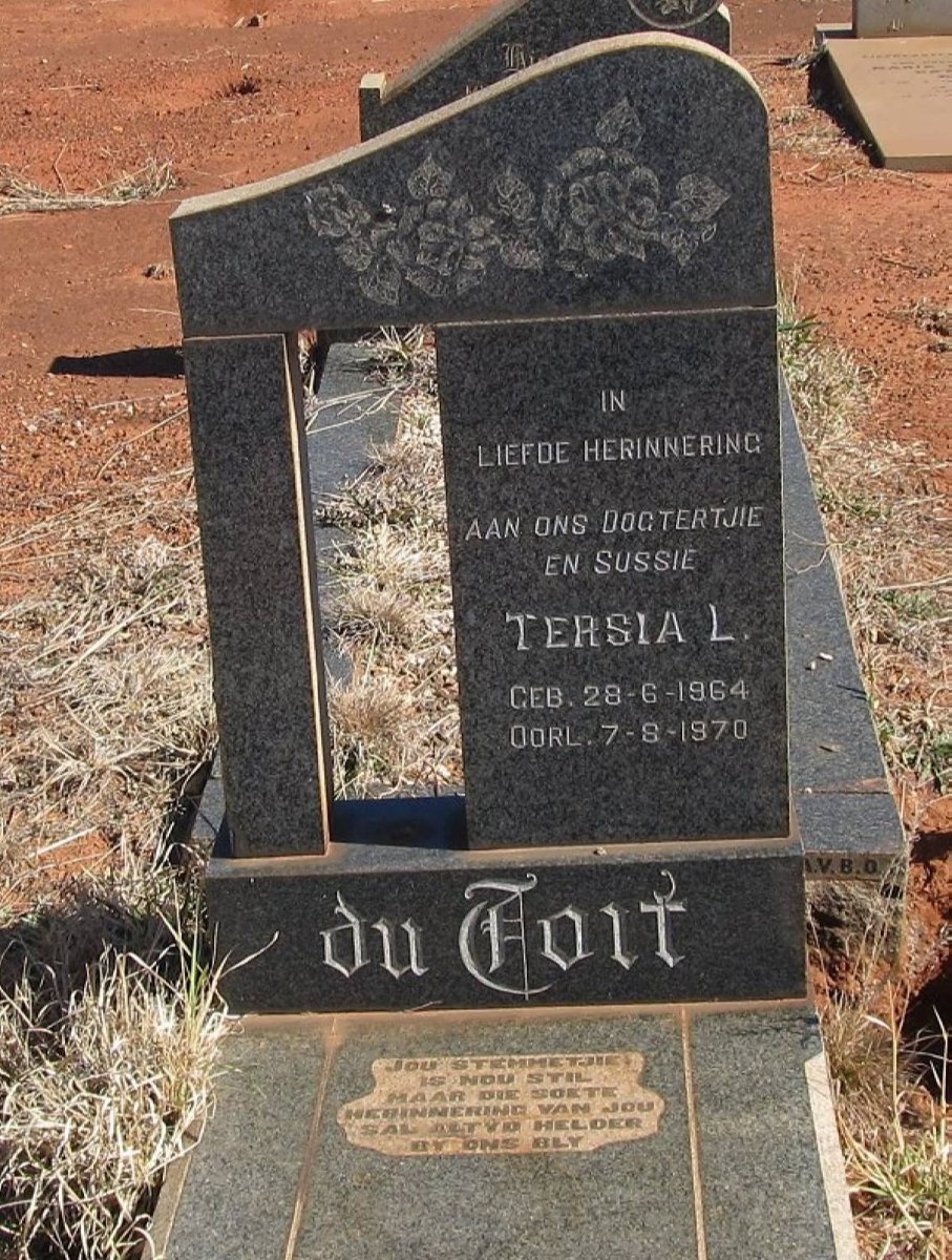 TOIT Tersia L., du 1964-1970