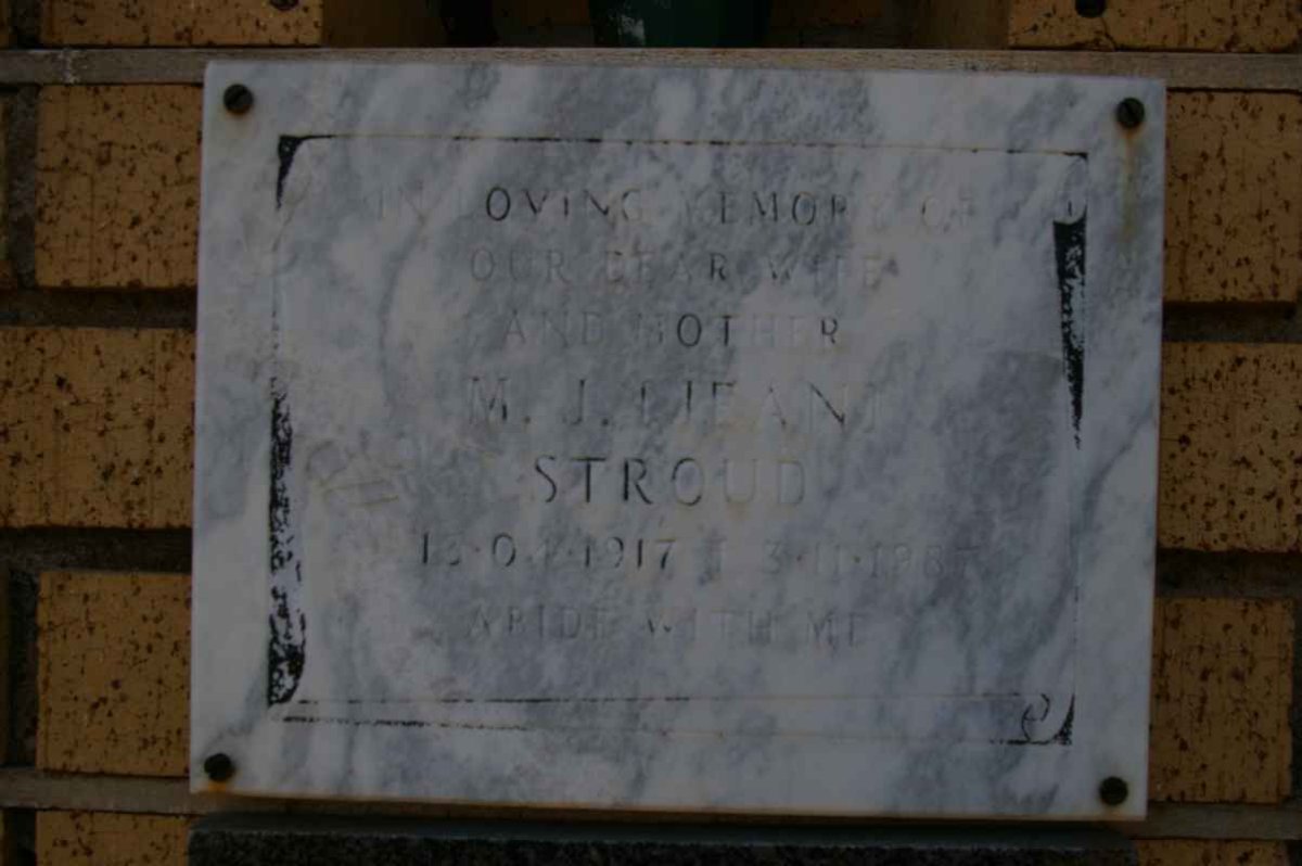 STROUD M.J. 1917-198?