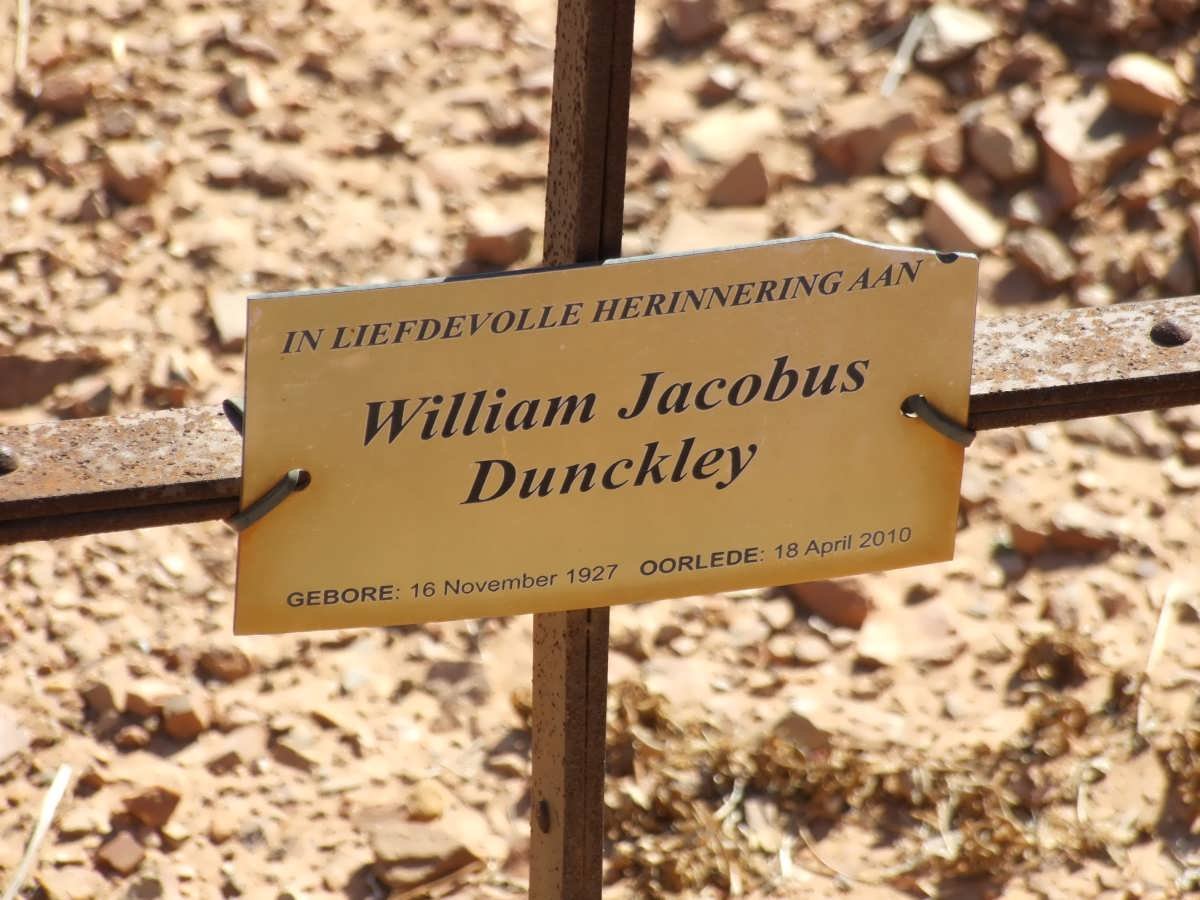 DUNCKLEY William Jacobus 1927-2010