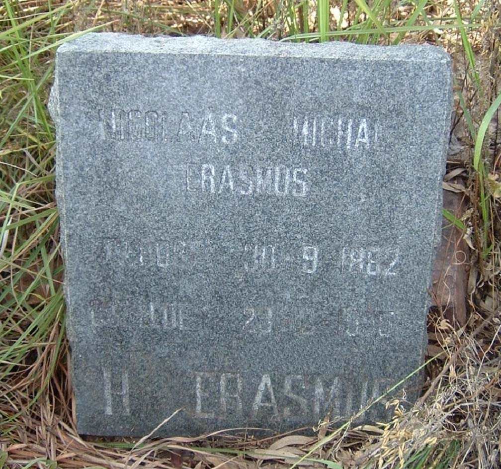 ERASMUS Nicolaas Michael 1882-1955