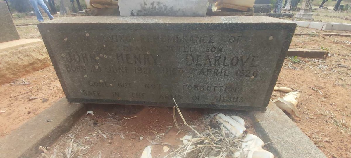 DEARLOVE John Henry 1921-1926