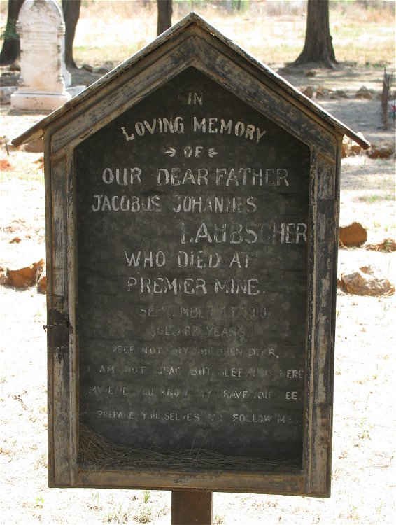 LAUBSCHER Jacobus Johannes -? 