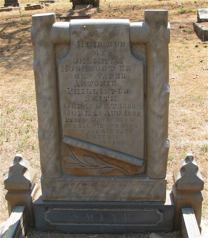 SMITH Antonie Phillippus 1888-1939