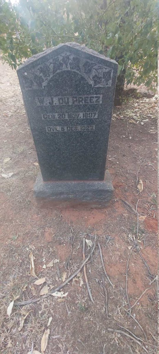 PREEZ W.J., du 1897-1923