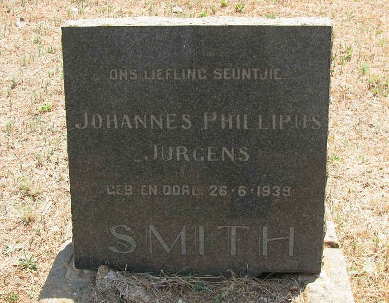 SMITH Johannes Phillipus Jurgens 1939-1939