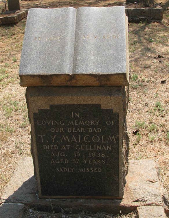 MALCOLM T.Y. -1939 