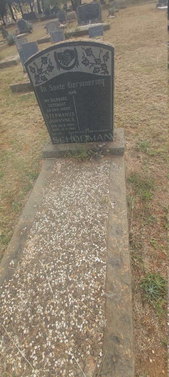 SCHOEMAN Stephanus Johannes 1908-1961