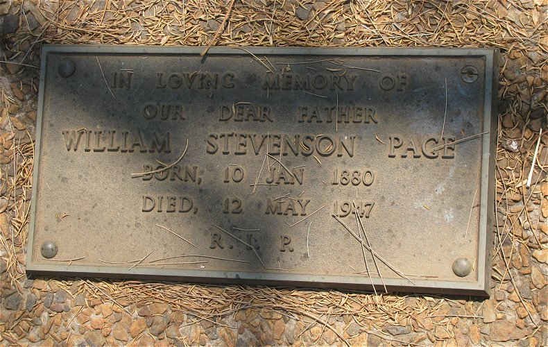 PAGE William Stevenson 1880-1947