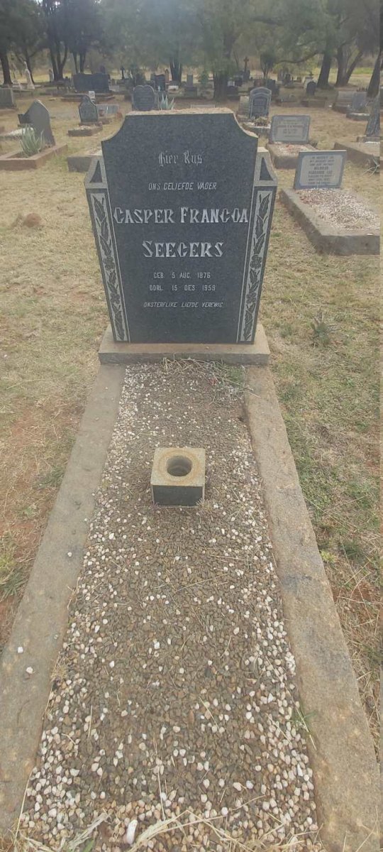 SEEGERS Casper Francoa 1876-1959