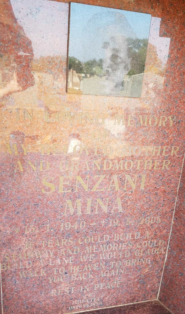 MAHLANGU Senzani Mina 1940-2005