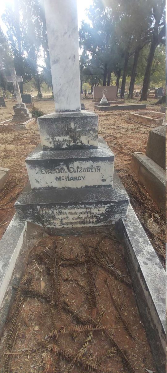 MCHARDY Evalena Elizabeth 1858-1946