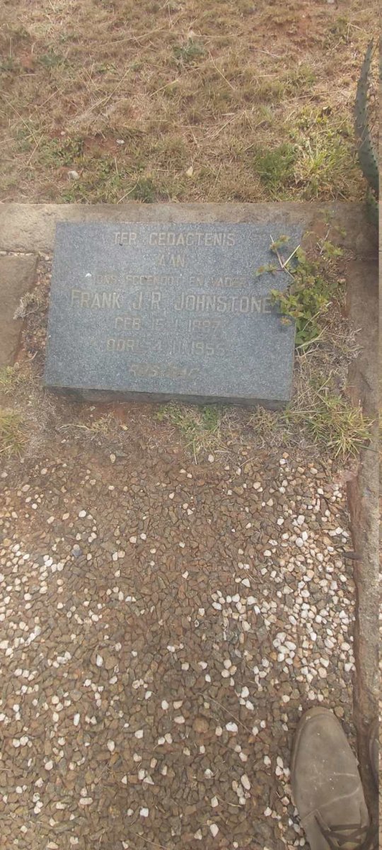 JOHNSTONE Frank J.R. 18?7-1955