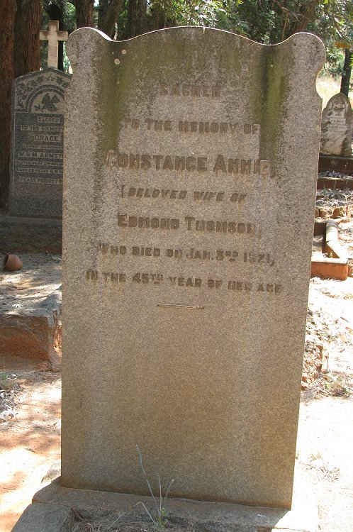 THOMSON Constance Annie -1921