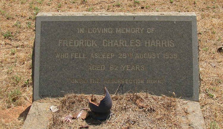 HARRIS Fredrick Charles -1935