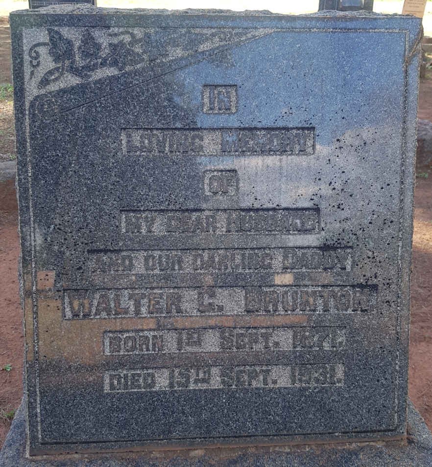 BRUNTON Walter G. 1871-1931
