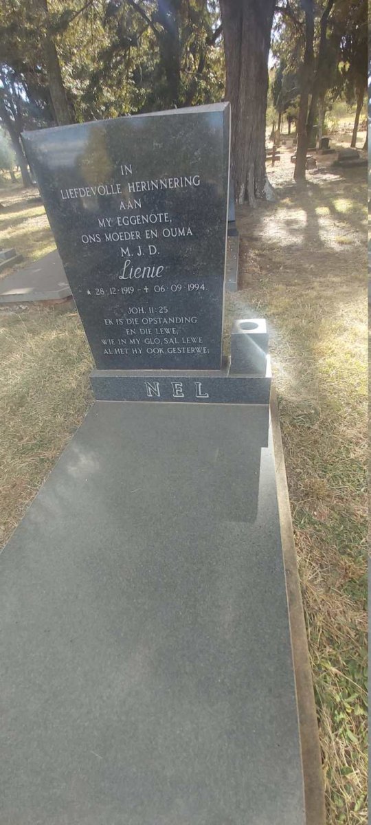 NEL M.J.D. 1919-1994