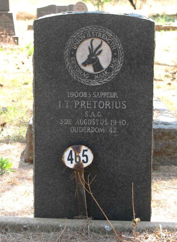 PRETORIUS I.T. -1940 