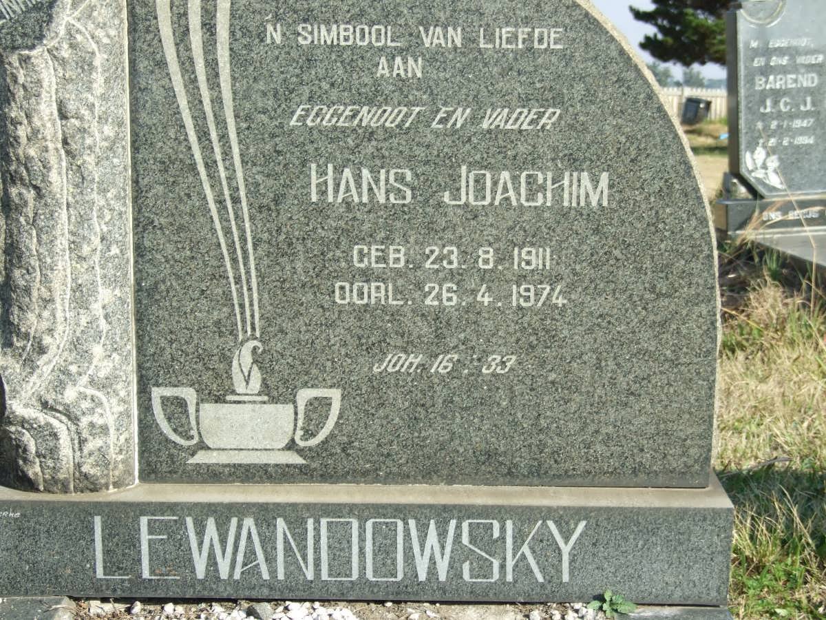 LEWANDOWSKY Hans Joachim 1911-1974