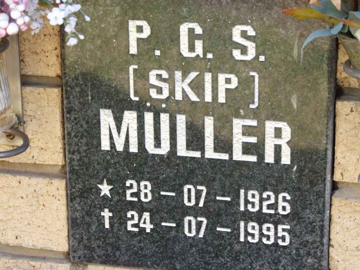 MÜLLER P.G.S. 1926-1995