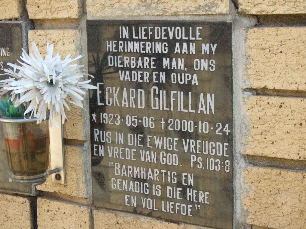 GILFILLAN Eckard 1923-2000