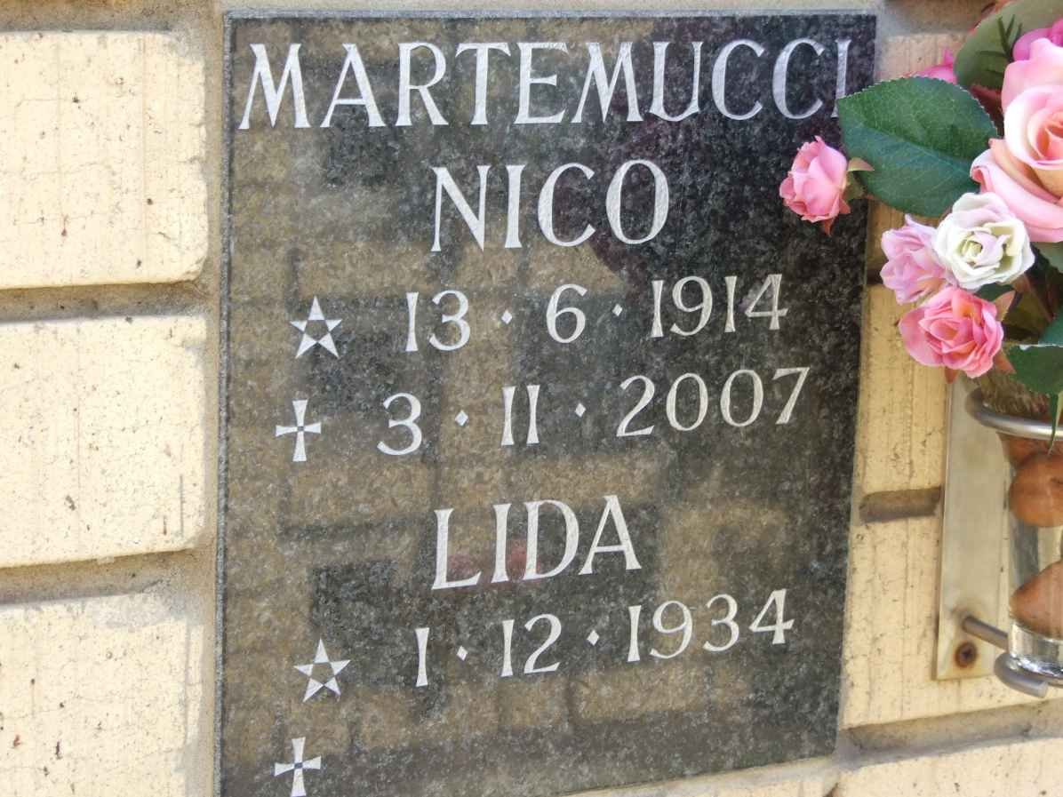 MARTEMUCCI Nico 1914-2007 &amp; Lida 1934-