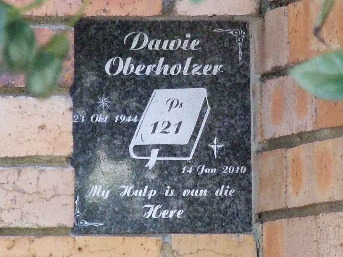 OBERHOLZER Dawie 1944-2010