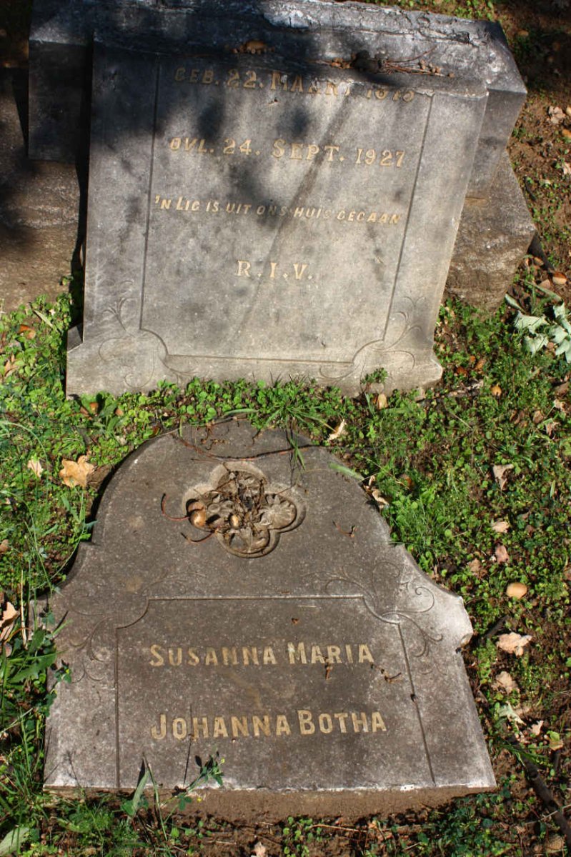 BOTHA Susanna Maria Johanna  1875-1927