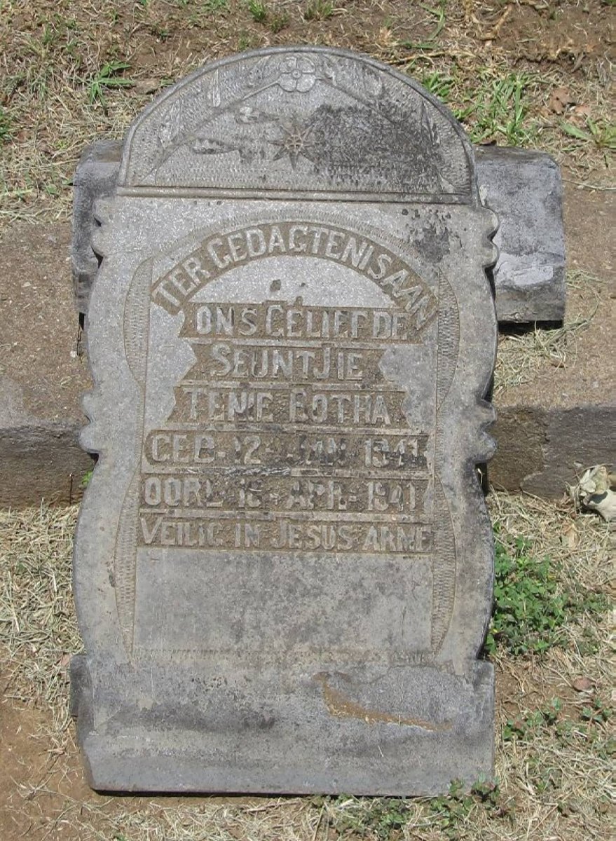 BOTHA Tenie 1941-1941