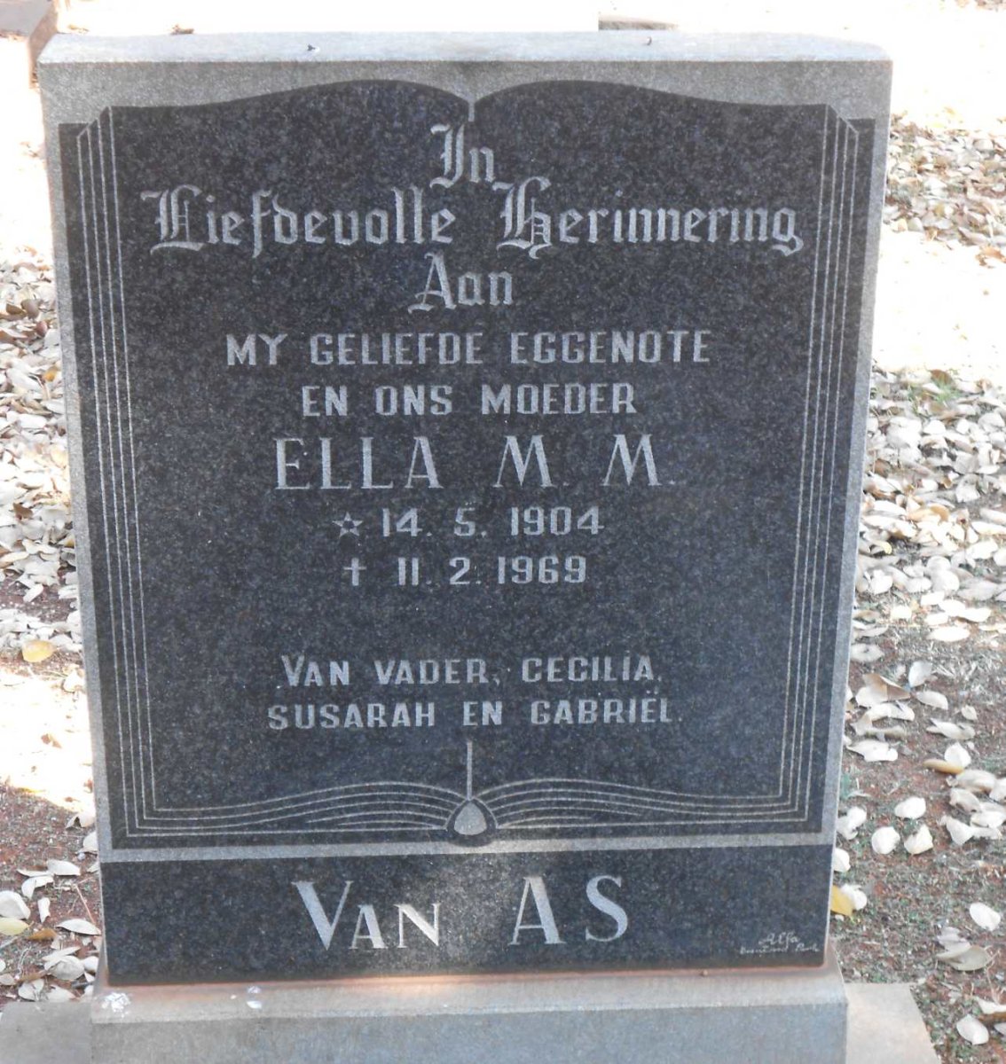 AS Ella M.M., van 1904-1969