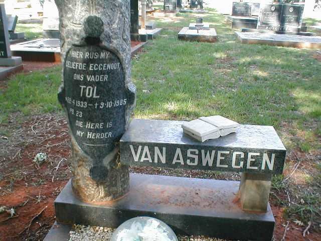 ASWEGEN Tol, van 1933-1985