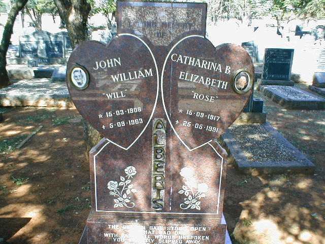 ALBERTS John William 1908-1963 & Catharina B. Elizabeth 1917-1991 :: BOOTES Harriet Bentley 1948-1996 _2