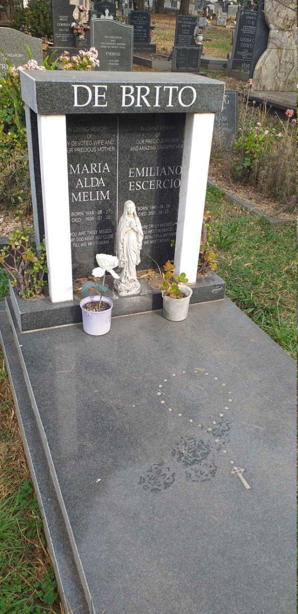 BRITO Emiliano Escercio, de 1940-2020 & Maria Alda Melim 1948-1998