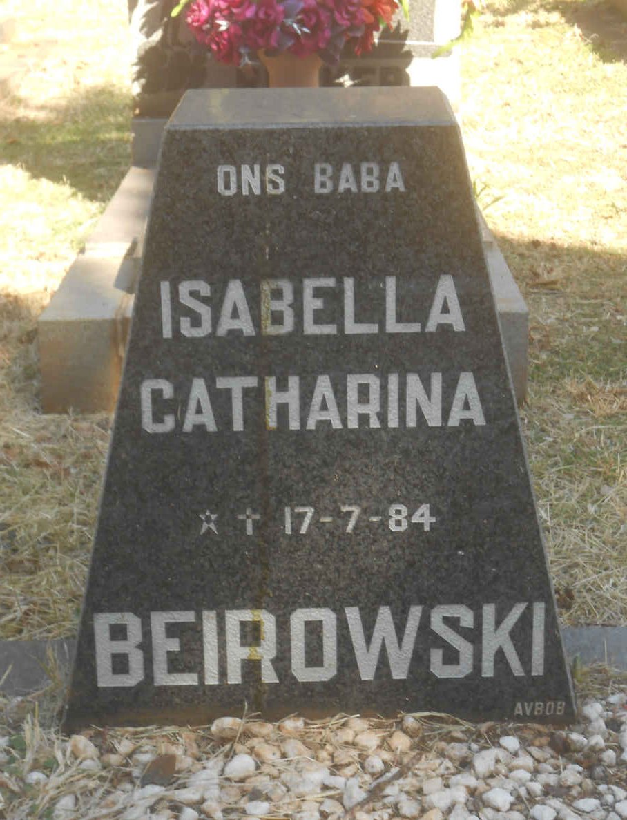 BEIROWSKI Isabella Catharina 1984-1984