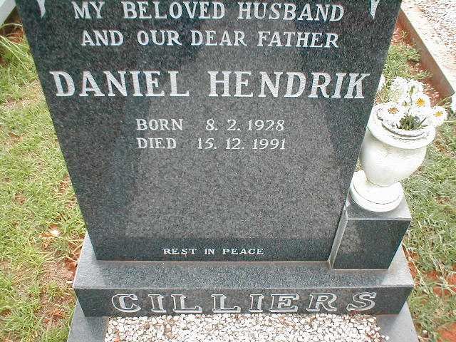 CILLIERS Daniel Hendrik 1928-1991