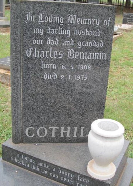COTHILL Charles Benjamin 1908-1975