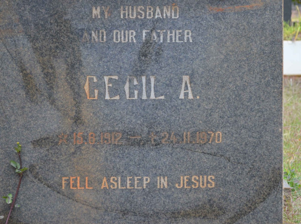 CARR Cecil A. 1912-1970